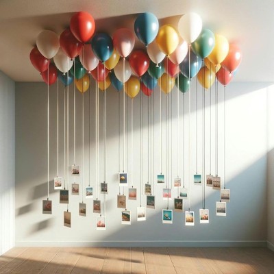 12 Printed Photo Hangings