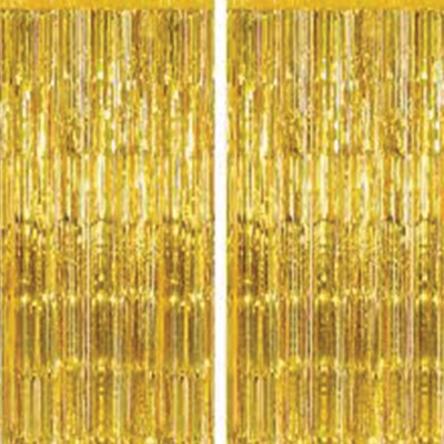 Gold Frill Curtains