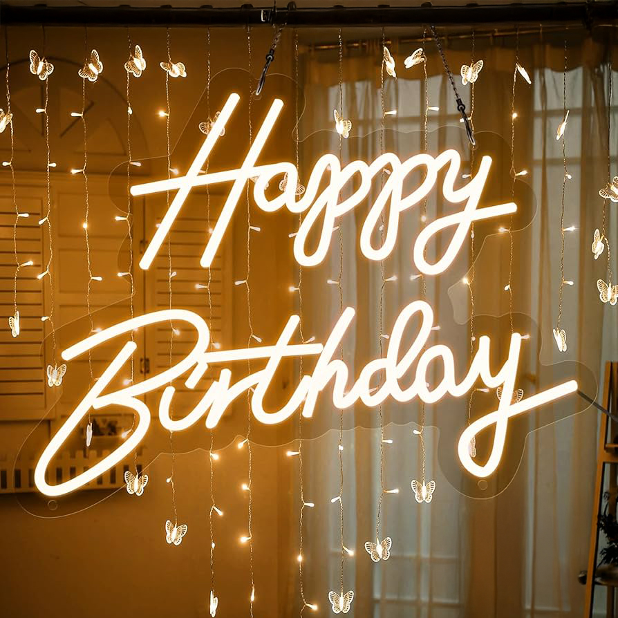 Happy Birthday Neon Light