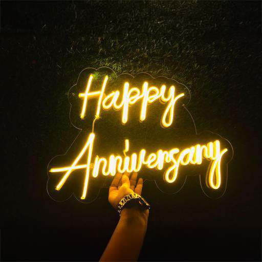 Happy Anniversary Neon Light