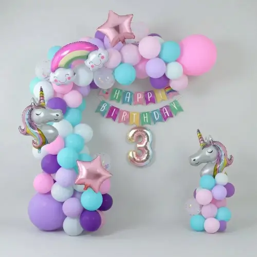 kids theme decorations Unicorn Theme Decorations