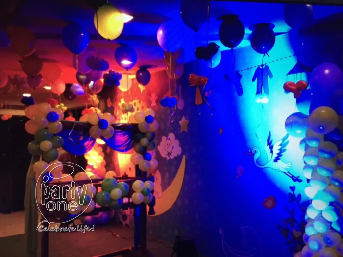 decorations Teddy Theme Colorful Baby Shower Decor