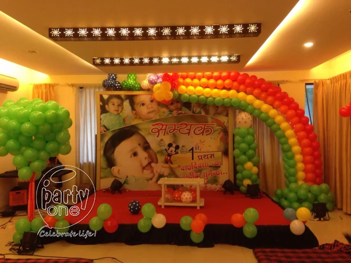 decorations Teddy Theme Colorful Baby Shower Decor