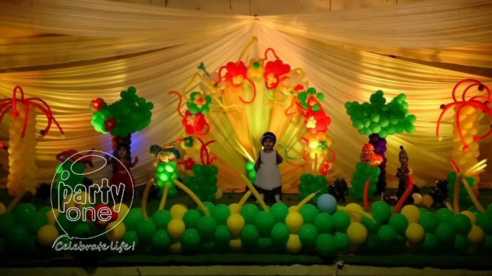 decorations Teddy Theme Colorful Baby Shower Decor