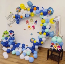 birthday Baby Shark Theme Birthday Decoration