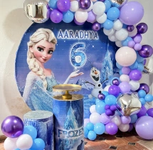birthday Frozen Snow Bliss Ring Decor