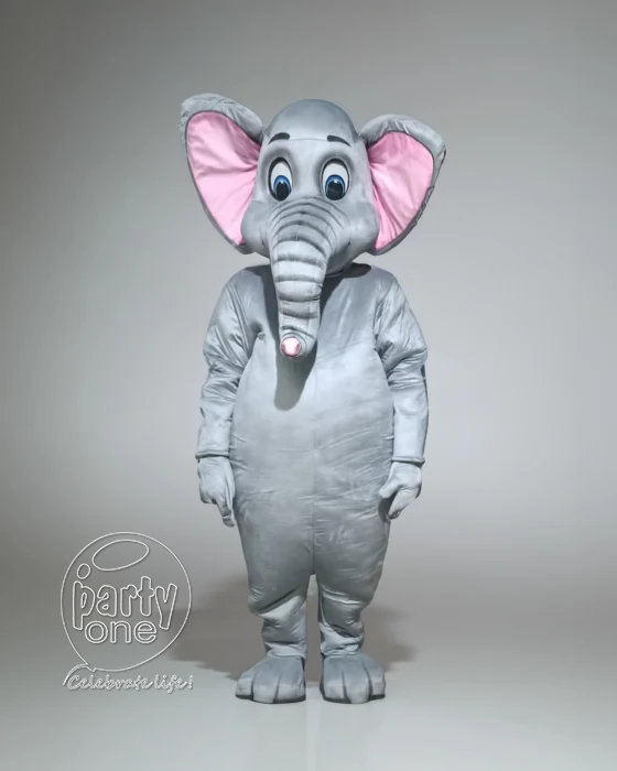 Elephant Mascot Cartoon Character