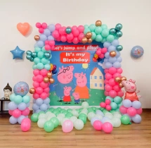 birthday Peppa Pig Theme Birthday Decoration