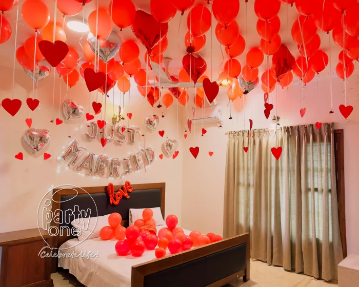 decorations Wedding Night Just Married Bedroom Decoration