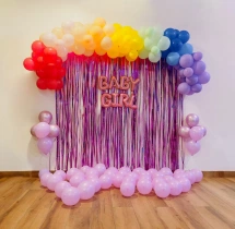 welcome baby decorations Rainbow Welcome Baby Girl Decoration