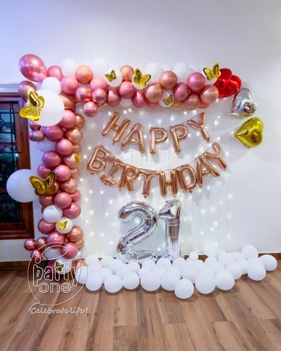 birthday Brilliant 21st Birthday Decoration at Home