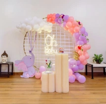 baby shower decorations Cute Oh Baby Shower Ring Decoration