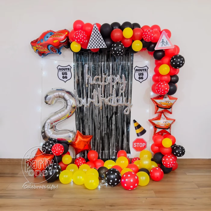 birthday Lightning Mcqueen Birthday Theme Decoration