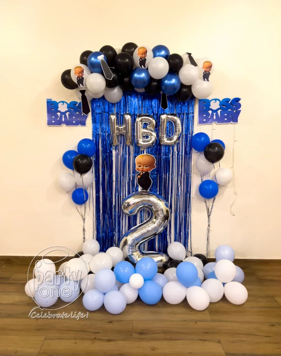 birthday Elegant Boss Baby Theme Decoration