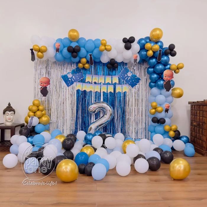 birthday Fancy Frill Boss Baby Birthday Decoration