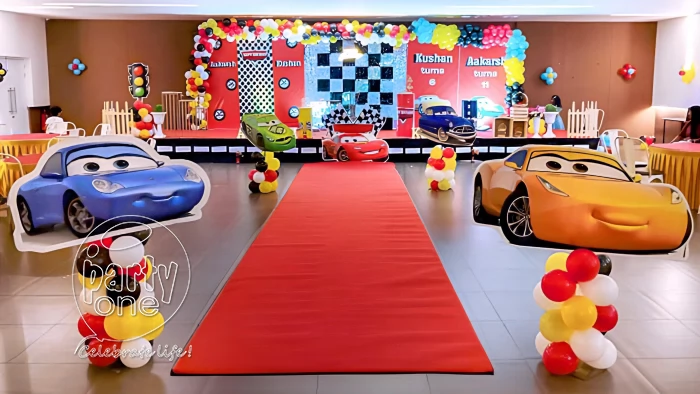 birthday Lightning Mcqueen Car Birthday Decor