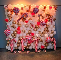 festival decorations Christmas Cane Balloon Wall Decoration