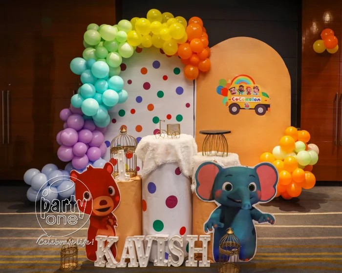 birthday Color Splash Cocomelon Party Decor