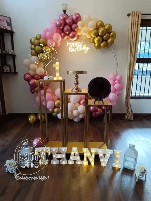 birthday Radiant Rose Gold Birthday Decor