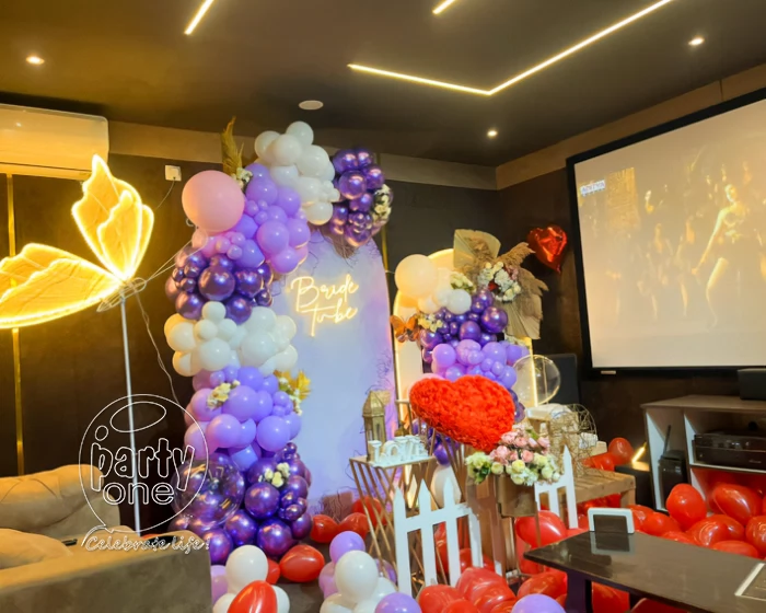 private theater celebration Surprise Celebration and Super Show with Friends