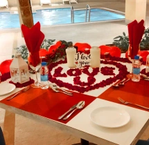 candlelight dinners Indoor Poolside Candlelight Dinner at Ellaa Hotel