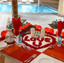 candlelight dinners Indoor Poolside Candlelight Dinner at Ellaa Hotel