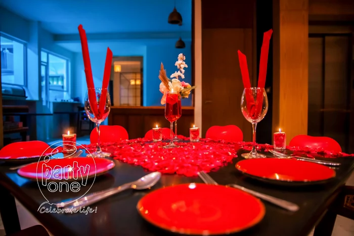 candlelight dinners Indoor Candle Light Dinner at Ellaa Residences