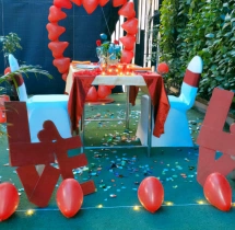 candlelight dinners Garden Candlelight Dinner at Cunningham Hotel