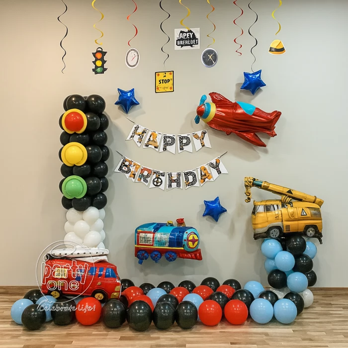 birthday Little Driver Birthday Party Decoration
