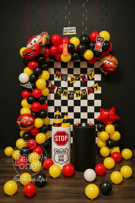 birthday Little Racer Car Theme Birthday Decoration