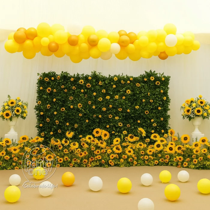 decorations Elegant Haldi Stage Decoration