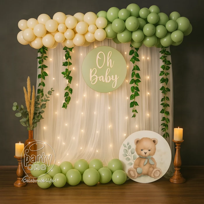 welcome baby decorations Aesthetic Theme Baby Shower Decoration