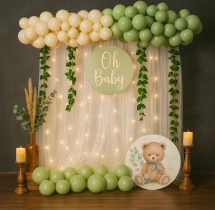 welcome baby decorations Aesthetic Theme Baby Shower Decoration