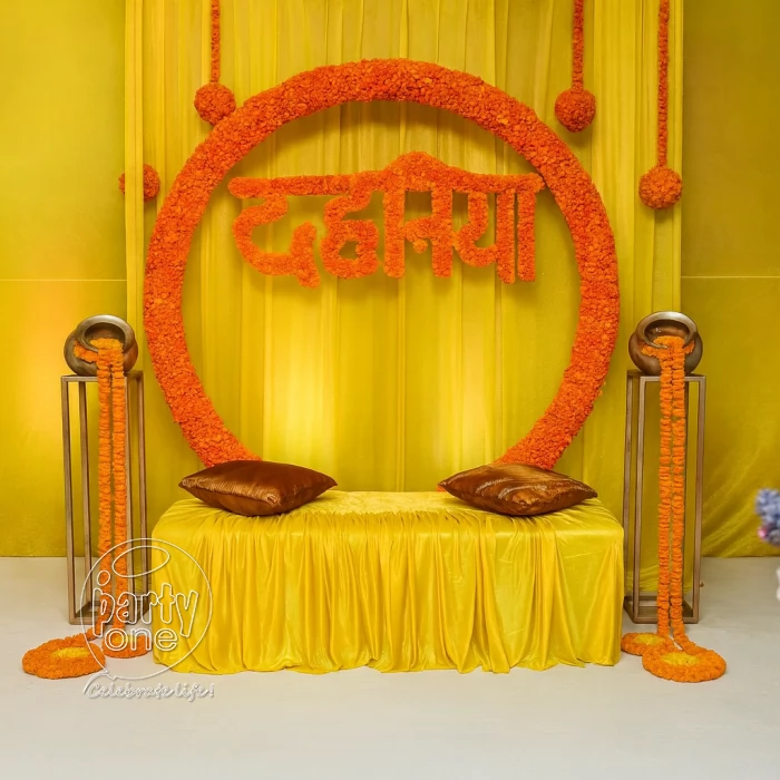 decorations Vibrant Haldi Ceremony Decoration