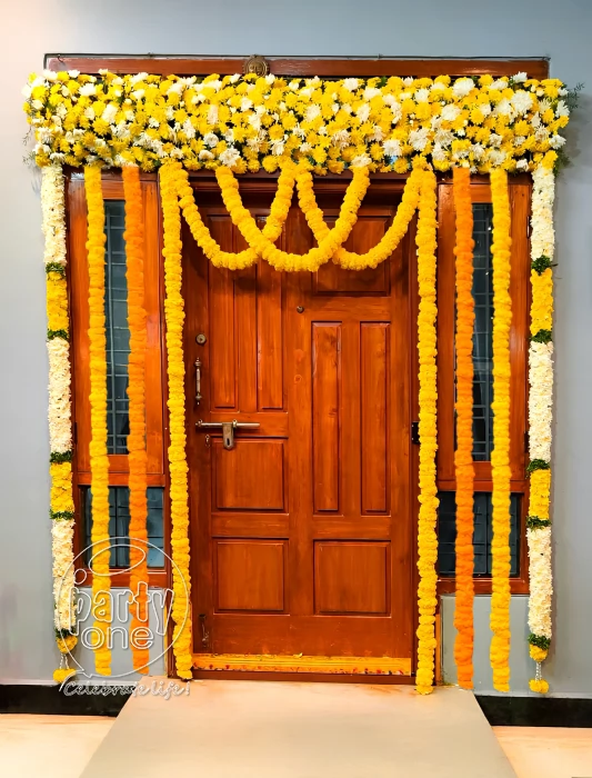 house warming services Premium 2 BHK Griha Pravesh Flower Decoration