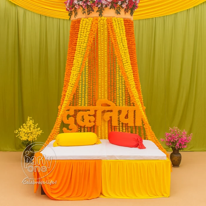 decorations Marigold Bliss Haldi Decoration