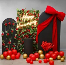 decorations Anniversary Balloon and Flower Decoration
