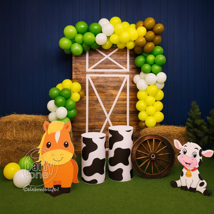 birthday Farm Theme Birthday Balloon Decoration