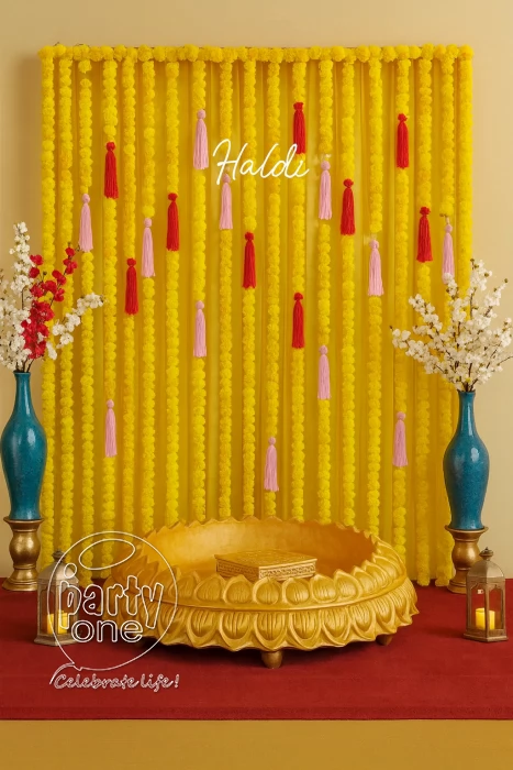 decorations Elegant Haldi Decoration at Home