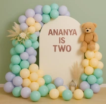 birthday Elegant Hues Balloon Decoration