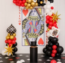 birthday Casino Theme Birthday Balloon Decoration