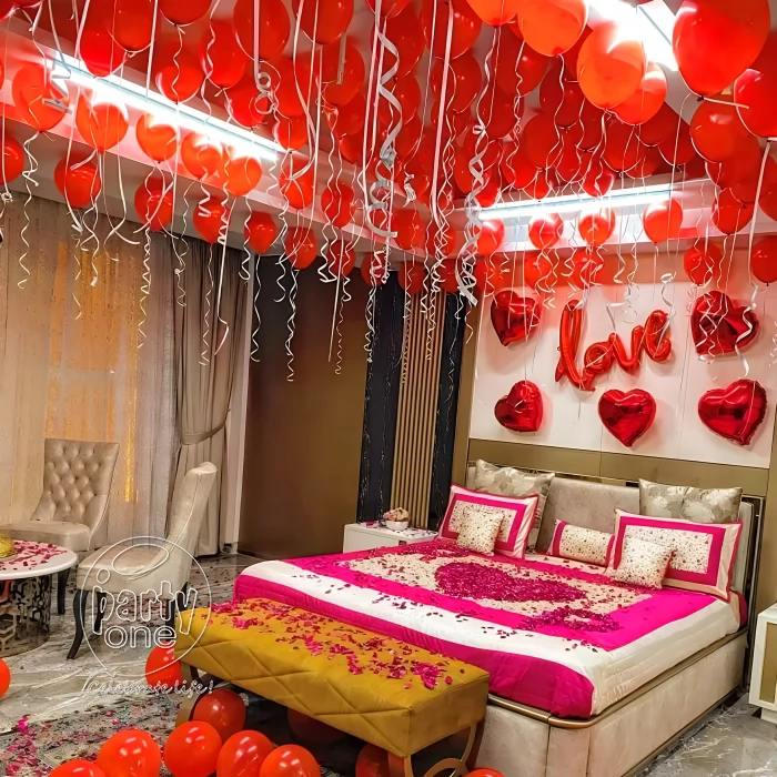 decorations Surprise Bedroom Ceiling Balloon Decoration