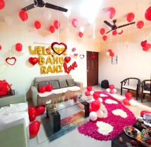 decorations Romantic Red Petal Surprise Room Decoration