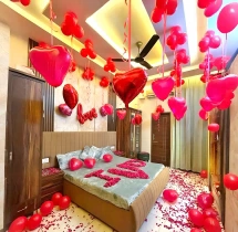 decorations Luxury Romantic Red Heart Room Decoration