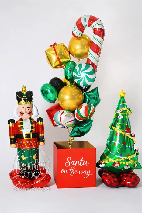 surprises Merry Christmas Balloon Bouquet