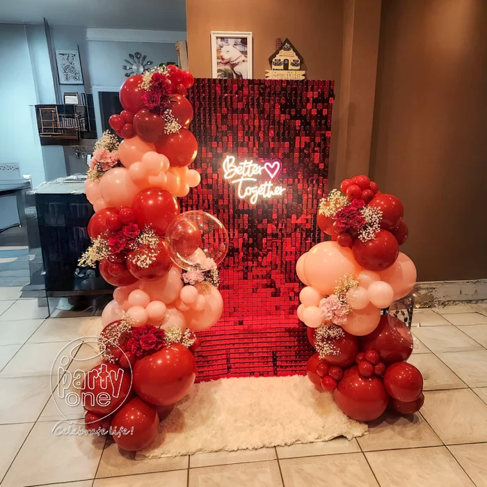 decorations Red Sequin Better Together Decoration