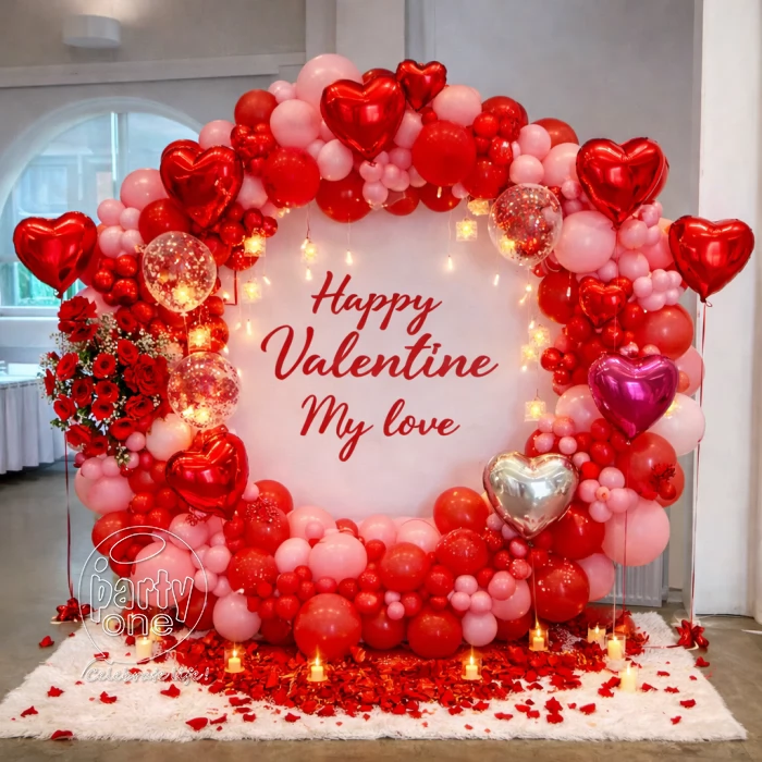 decorations Forever Love Balloon Ring Decor