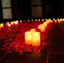 candlelight dinners Private Courtyard Candlelight Dinner in Holiday Inn