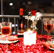candlelight dinners Private Balcony Candlelight Dinner at Khubani