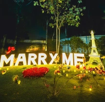 candlelight dinners Romantic Proposal Cabana Candlelight Dinner